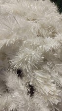 5 x 2mtr White Vintage 80 /90s Christmas Tinsel    [D]