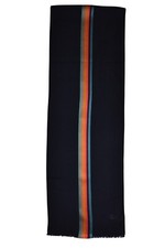 Paul Smith Mainline Mens Central Stripe Herringbone6 Scarf Wool/Silk Brand New