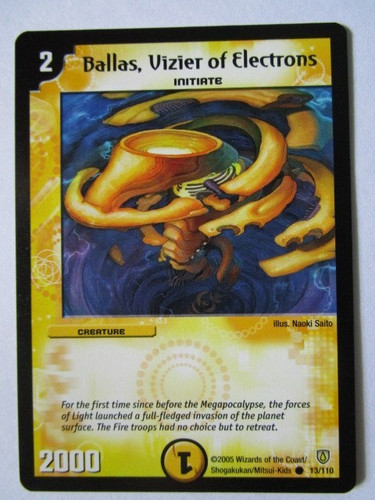 Duel masters ballas - masters, vizier