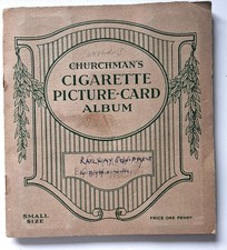 W.D. & H.O Wills Railway Equipment Original Album Full Set of cards