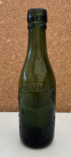 Antique vintage green king - /,