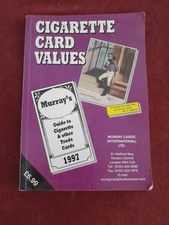 CIGARETTE CARD VALUES, by MURRAY CARDS,  1997.