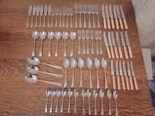 Vintage 69 Pc Faux Bone Knife