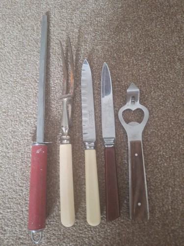 Vintage knifes ivory handle - vintage,