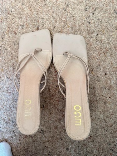 Ego nude flip flop heels - uk, 6