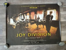 Joy Division Original UK Quad Film Poster Ian Curtis, Peter Hook, Sumner 2007