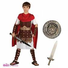 Child Roman Centurion Costume + Sword & Shield : Spartan Soldier Fancy Dress