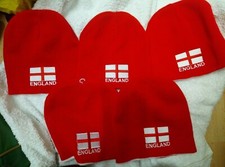 England Beanie X 5  reversible for home and away kits. NEW   Freepost   box 4