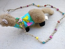 Ferret Harness and Beaded Hemp