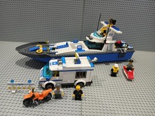 Lego City 7287 Police Boat 7286 Prisoner Transport