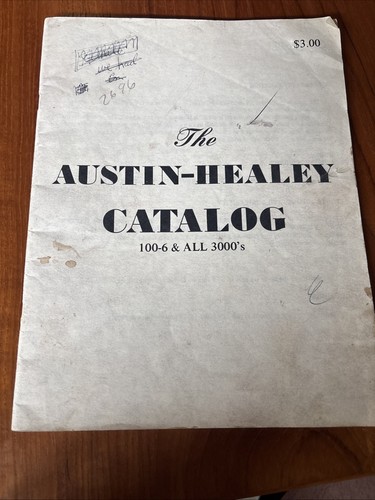 The austin healey - austin, catalog