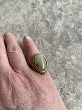 Costume Ring With Agate Stone