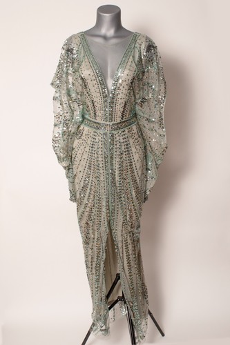 1920 style mint - mint, sequin