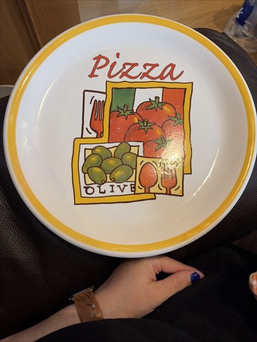 Vintage pizza plate - vintage,