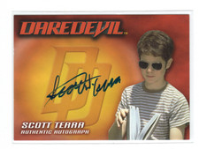 Daredevil Movie Topps 2003 Auto Autograph Card Scott Terra as Young Matt Murdock