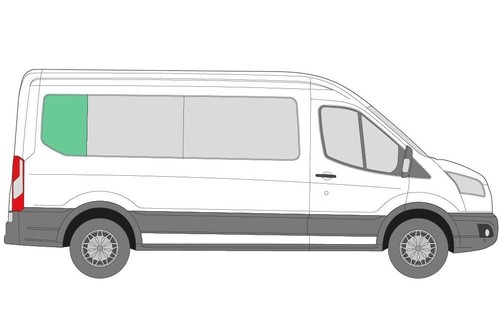 Offside right rear side - right, 1/4