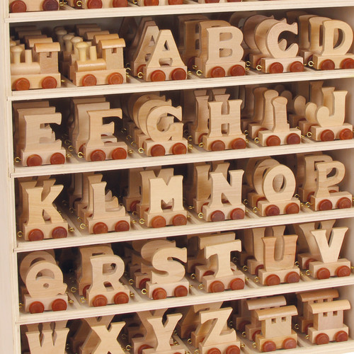 Personalised wooden alphabet - personalised,