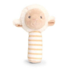 14cm Baby Stick Rattle Lamb