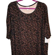 LuLaRoe Irma Shirt XL Black