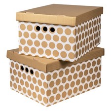 2pc Decorative Storage Boxes