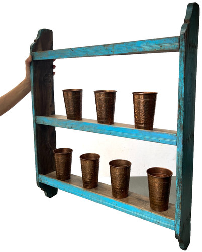 Vintage indian shelving - indian, unit