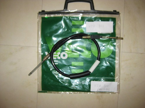 New rear handbrake cable - new,