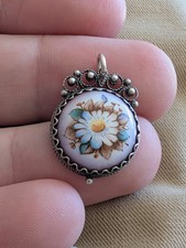 Vintage Rostov Enamel Pendant