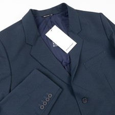 Ministry of Supply Velocity Blazer Men's 44 Navy Blue Stretch Suit Jacket