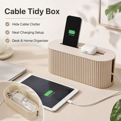 Cable tidy box extension - cable, lead