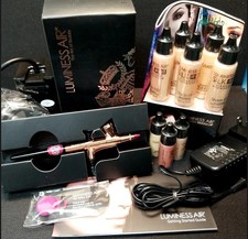 New Luminess Air Icon Airbrush System Foundations Blush Concealer Shimmer MUA