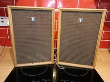 Vintage Sanyo HIFI Stereo Speakers SX-2611 Retro Wooden 1970s Made In Japan