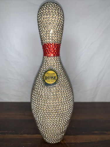 Embellished bowling pin trophy - bowling,