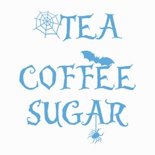 Gothic tea coffee - gothic, sugar