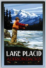 Postcard Fly Fishing Painting