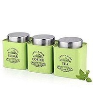 SET OF 3 TEA COFFEE SUGAR