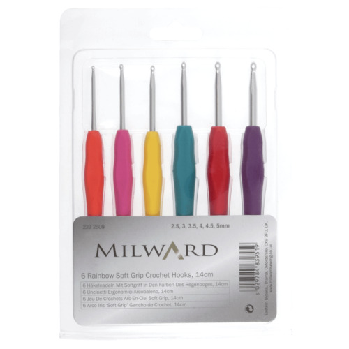 Milward crochet hook set - hook, soft