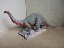 Airfix Brontosaurus Dinosaur Model Kit Built & Painted With Diorama Base