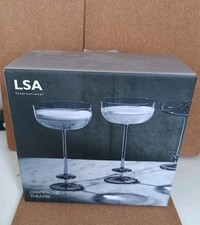 LSA theatre Champagne Saucers