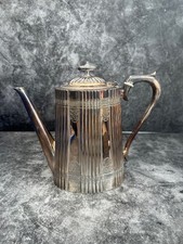 Antique vintage plated teapot - vintage,