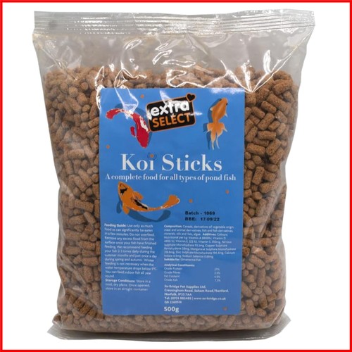 High protein koi sticks 500g - protein,
