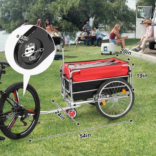 Bicycle cargo trailer - bicycle,