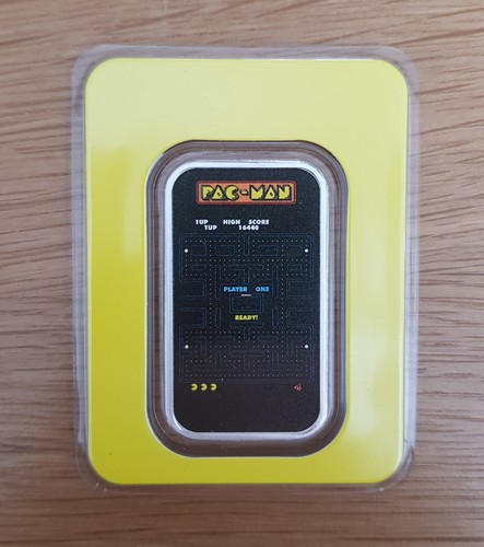 1oz silver pac man - pac-man, bar