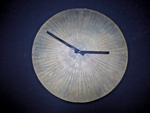 Gold starburst wall - starburst, clock