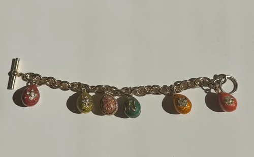 Fabergé inspired egg charm - fabergé-inspired,