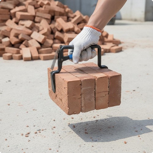 Brick lifting clamp heavy duty - brick,