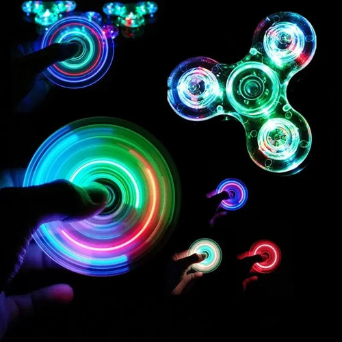 Led light fidget spinner - led,