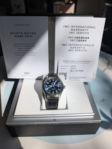 Iwc pilot watch mark xviii - pilot’s,
