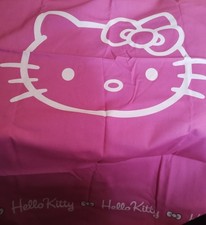 Hello Kitty Large Cotton Table Cloth Pink and White By Sanrio