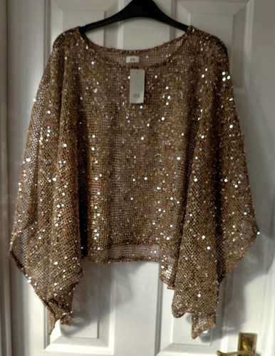River island brown gold - river,