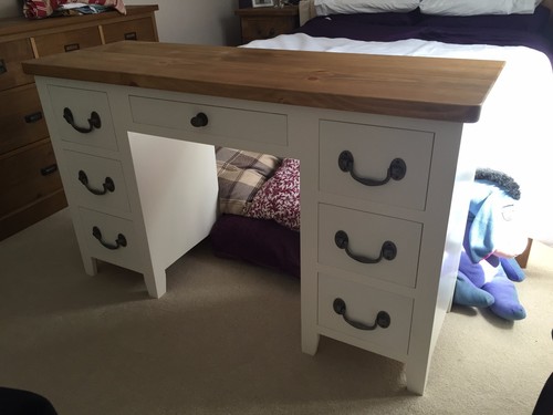 Solid pine dressing table - dressing,